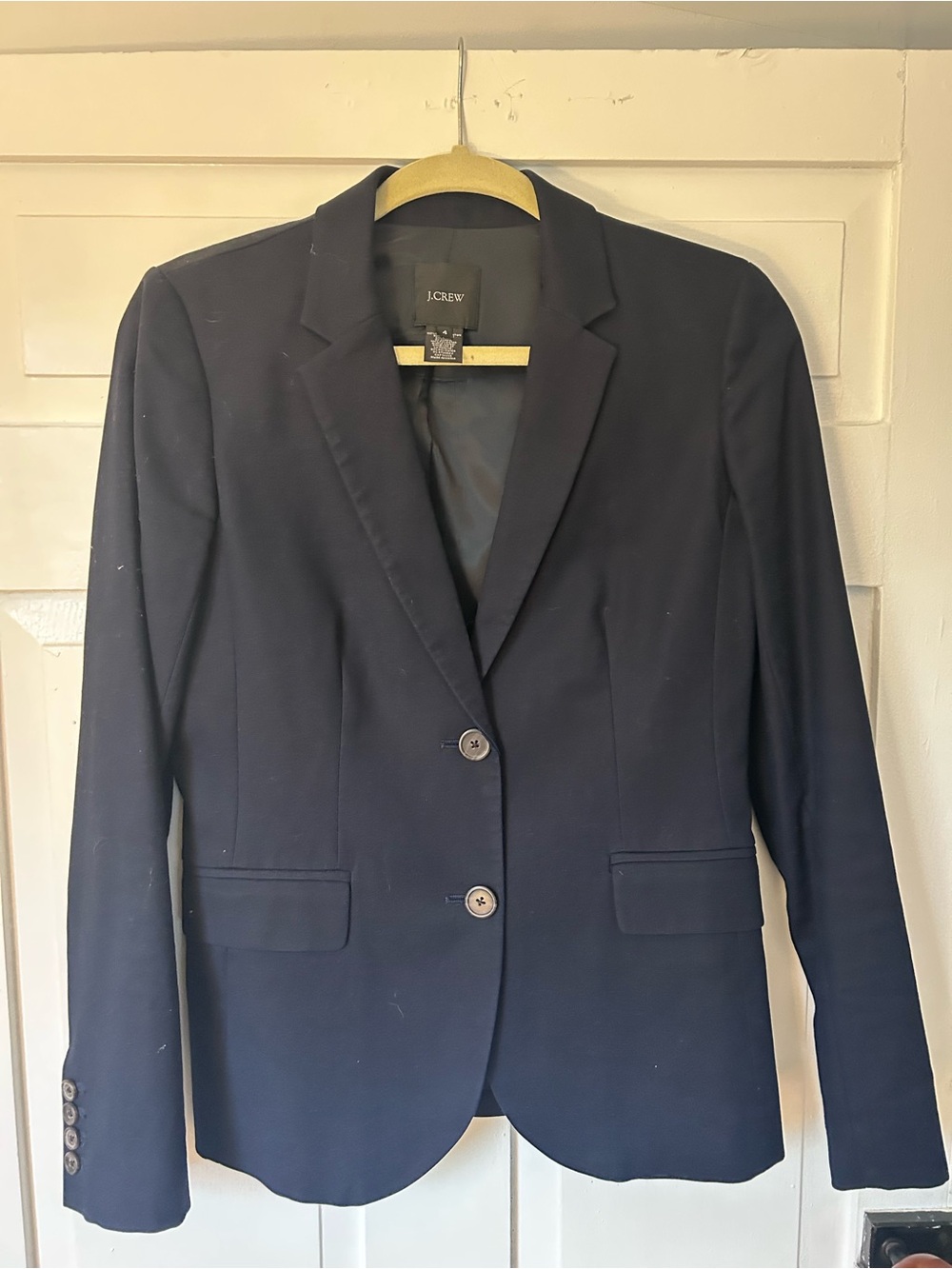 Timeless/classic J.Crew navy blazer